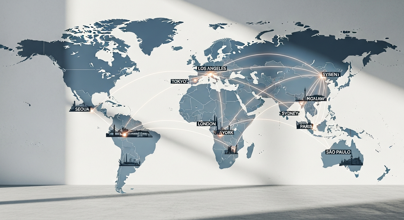 global kpop tour map