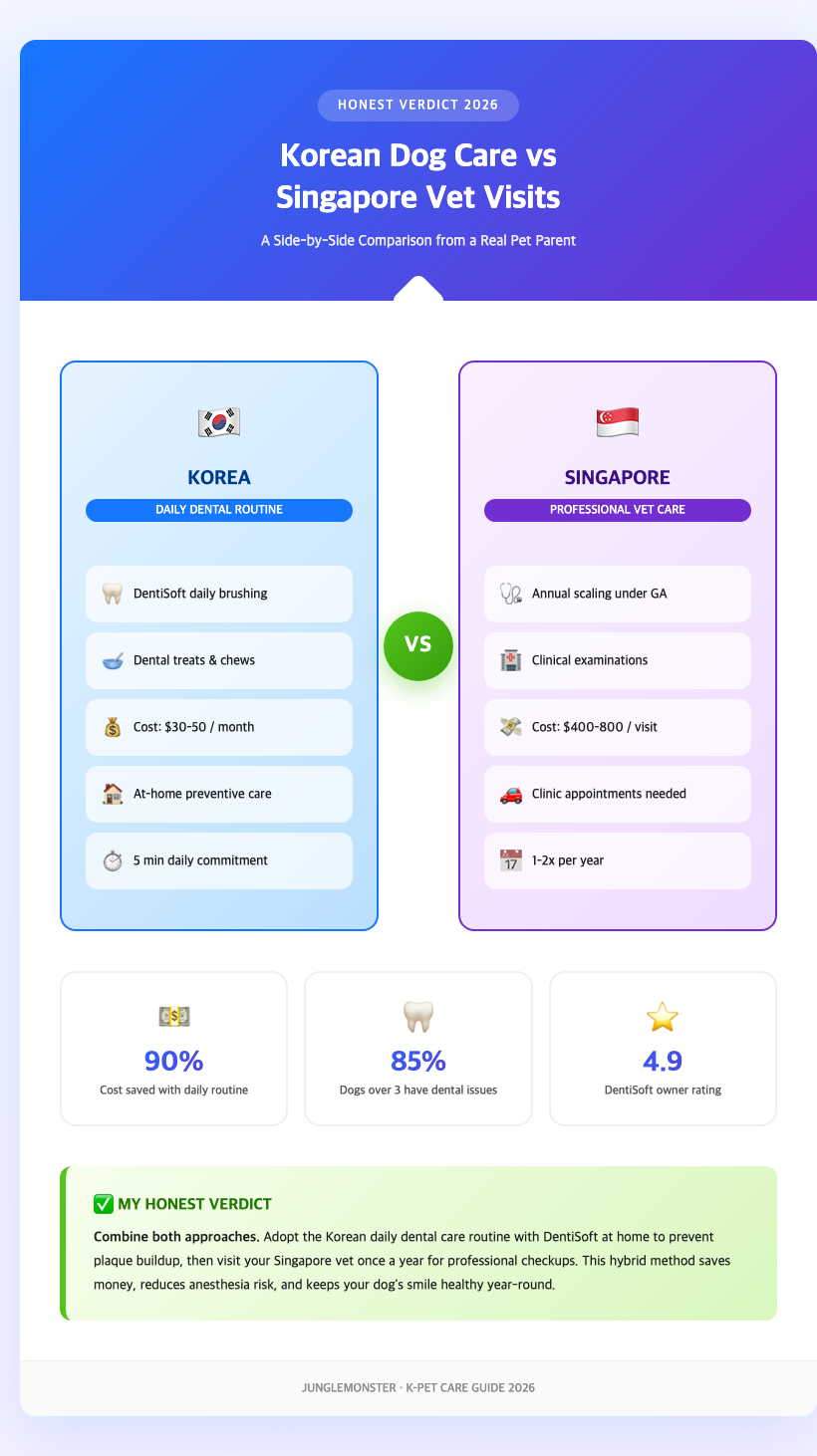 korean dog dental care routine singapore